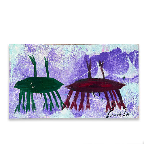 Ernest Lee 17.75x10 Crabs WP4889 SOLD